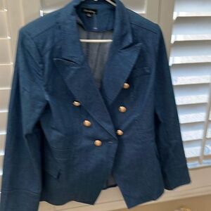 Jean jacket Blazer style double breasted